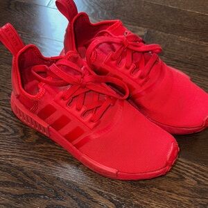 Adidas women’s nmd1 Red Sneakers 8.5